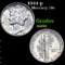 1944-p Mercury Dime 10c Grades Select Unc