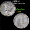 1939-d Mercury Dime 10c Grades Select AU