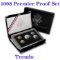1998 United States Premier Silver Proof Set in Display case. 5 Coins Inside!