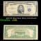 1953 $5 Blue Seal Silver Certificate Grades vf+