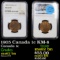 NGC 1905 Canada 1c KM-8 Graded ms62 bn By NGC