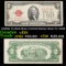 1928G $2 Red Seal United States Note Fr-1508 Grades vf+