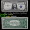 1957A $1 Blue Seal Silver Certificate Grades Choice CU