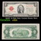 1928F $2 Red Seal United States Note Grades vf+