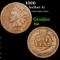 1880 Indian Cent 1c Grades f, fine