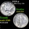 1928-p Mercury Dime 10c Grades Select Unc FSB