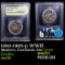 1991-1995-p WWII Modern Commem Half Dollar 50c Graded ms70, Perfection BY USCG