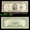 1953A $5 Blue Seal Silver Certificate Grades vf+