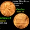 1960-d Lincoln Cent Mint Error 1c Grades Choice Unc RD