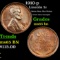 1910-p Lincoln Cent 1c Grades GEM Unc BN