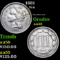 1881 Three Cent Copper Nickel 3cn Grades Choice AU/BU Slider
