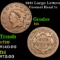 1831 Large Letters Coronet Head Large Cent 1c Grades f+