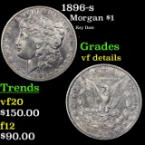 1896-s Morgan Dollar $1 Grades vf details