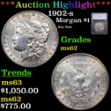 ***Auction Highlight*** 1902-s Morgan Dollar $1 Graded ms62 By SEGS (fc)