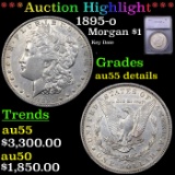 ***Auction Highlight*** 1895-o Morgan Dollar $1 Graded au55 details By SEGS (fc)