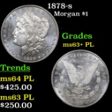 1878-s Morgan Dollar $1 Grades Select Unc+ PL