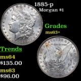 1885-p Morgan Dollar $1 Grades Select+ Unc