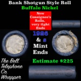 Buffalo Nickel Shotgun Roll in Old Bank Style 'Bell Telephone'  Wrapper 1926 &s Mint Ends