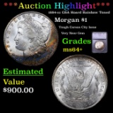 1884-cc Morgan Dollar GSA Hoard $1 Graded ms64+ by SEGS