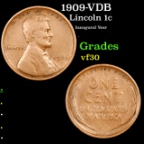 1909-p VDB  Lincoln Cent 1c Grades vf++.