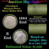 ***Auction Highlight*** Manufactures Hanover Trust Shotgun 1884 & 'S' Ends Mixed Morgan/Peace Silver