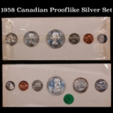1958 Canadian Prooflike Silver Set