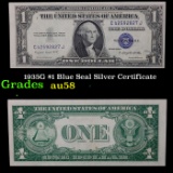 1935G $1 Blue Seal Silver Certificate Grades Choice AU/BU Slider
