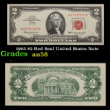 1963 $2 Red Seal United States Note Grades Choice AU/BU Slider