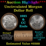 ***Auction Highlight*** 1885 & CC Uncirculated Morgan Dollar Shotgun Roll (fc)