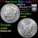 ***Auction Highlight*** 1883-s Morgan Dollar $1 Graded au58 By SEGS (fc)