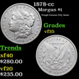 1878-cc Morgan Dollar $1 Grades vf++