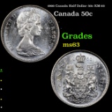 1966 Canada Half Dollar 50c KM-63 Grades Select Unc