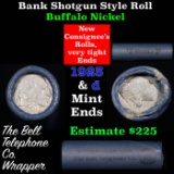Buffalo Nickel Shotgun Roll in Old Bank Style 'Bell Telephone'  Wrapper 1923 &d Mint Ends