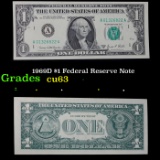 1969D $1  Federal Reserve Note Grades Select CU.