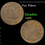 Missouri Sales Tax Receipt Coin Vintage Token 1925-1940 Grades vg+