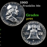 Proof 1960 Franklin Half Dollar 50c Grades Choice Proof