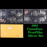 1961 Canadian Prooflike Silver Set