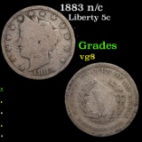 1883 n/c Liberty Nickel 5c Grades vg, very good