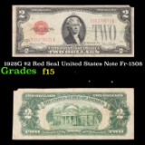 1928G $2 Red Seal United States Note Fr-1508 Grades f+
