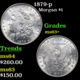 1879-p Morgan Dollar $1 Grades Select+ Unc