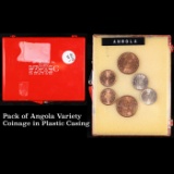 Pack of Angola Variety Coinage in Plastic Casing Grades ng