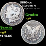 1890-cc Morgan Dollar $1 Grades vg, very good