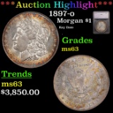 ***Auction Highlight*** 1897-o Morgan Dollar $1 Graded ms63 By SEGS (fc)