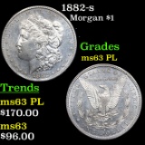 1882-s Morgan Dollar $1 Grades Select Unc PL