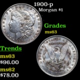 1900-p Morgan Dollar $1 Grades Select Unc