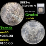 1889-p Morgan Dollar $1 Graded ms65+ By SEGS