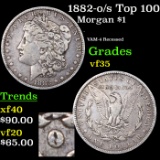 1882-o/s Top 100 Morgan Dollar $1 Grades vf++