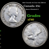 1961 Canada 25 Cent 25c KM-52 Grades xf