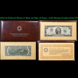 1976 First Day of Issue United States Two Dollar Bicentennial Commemorative Bill Grades NG