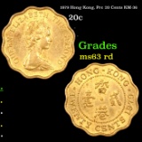 1979 Hong Kong, Prc 20 Cents KM-36 Grades Select Unc RD